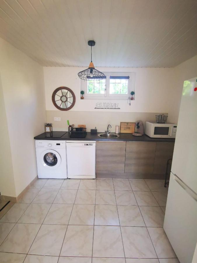 joli appartement indépendant avec piscine chauffée chez propriétaire Bernis Esterno foto