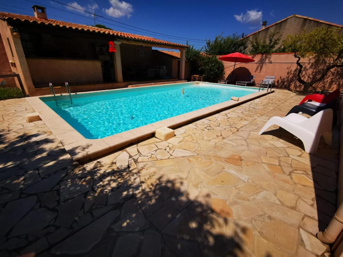 joli appartement indépendant avec piscine chauffée chez propriétaire Bernis Esterno foto